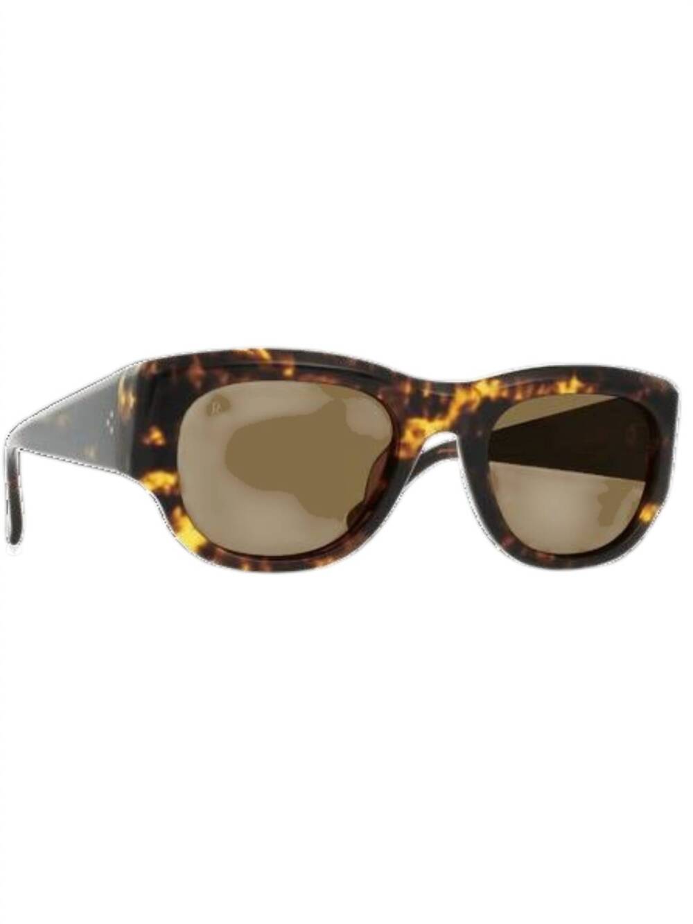 NEW RAEN OPTICS women's lonso round sunglasses in ristretto tortoise/aria